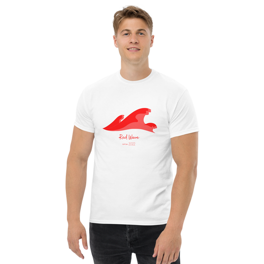 Men's 'Red Wave' Comfort Fit Tee