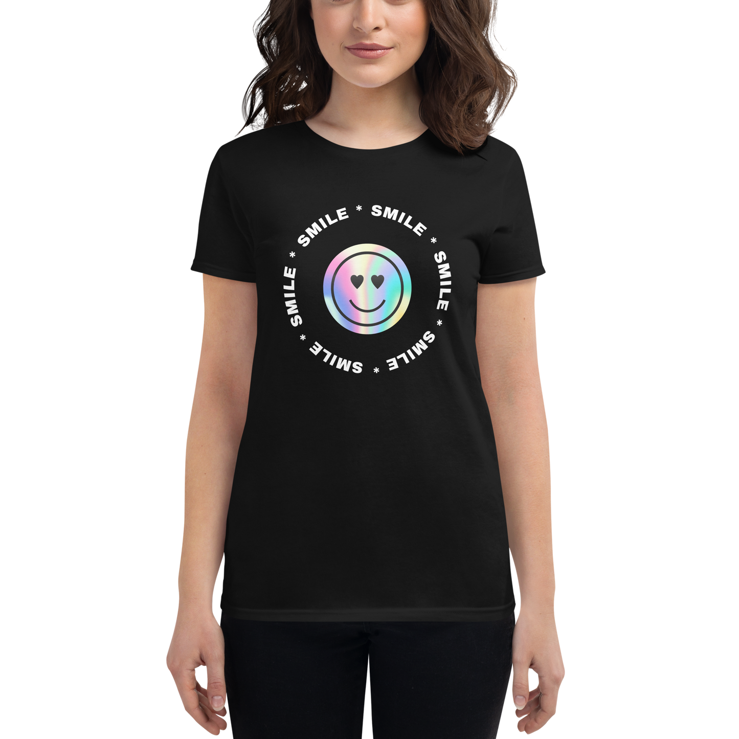 Women's 'Smile' Fashion Fit Tee