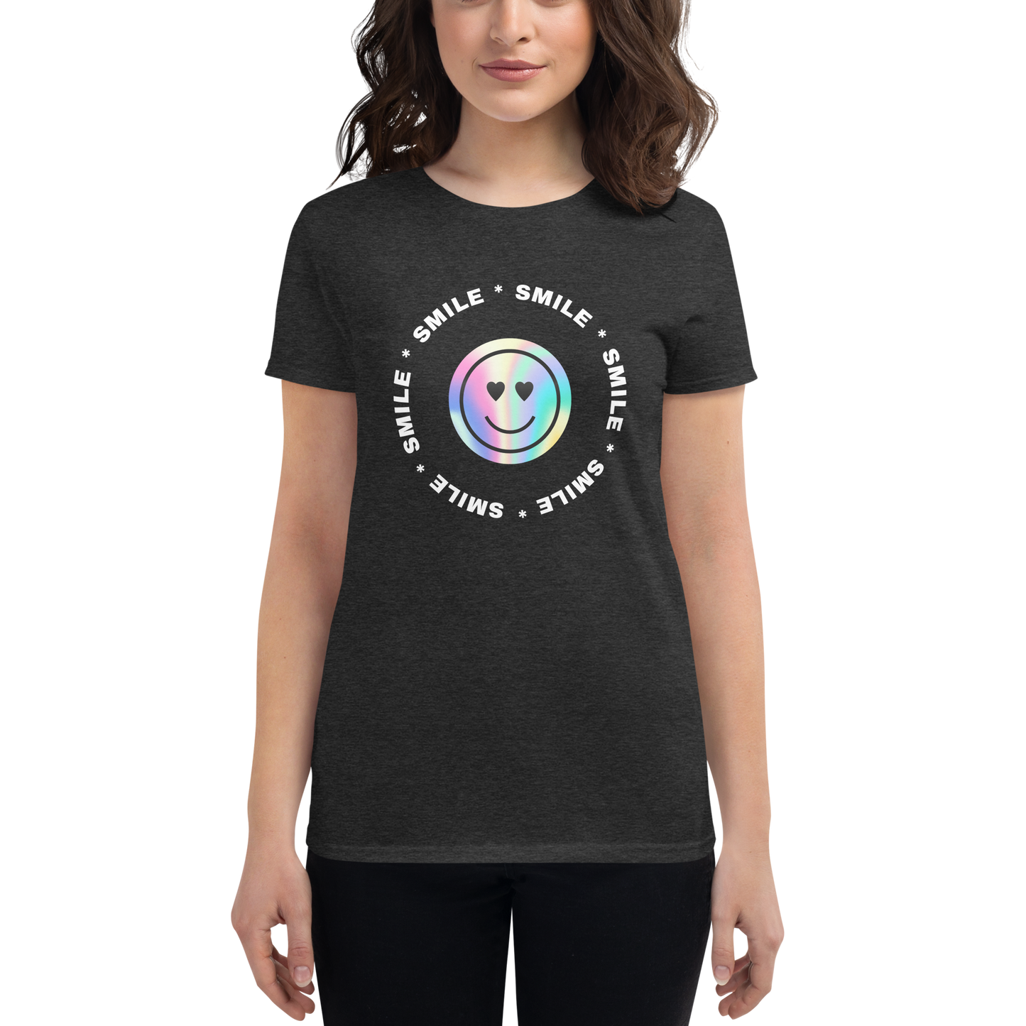 Women's 'Smile' Fashion Fit Tee